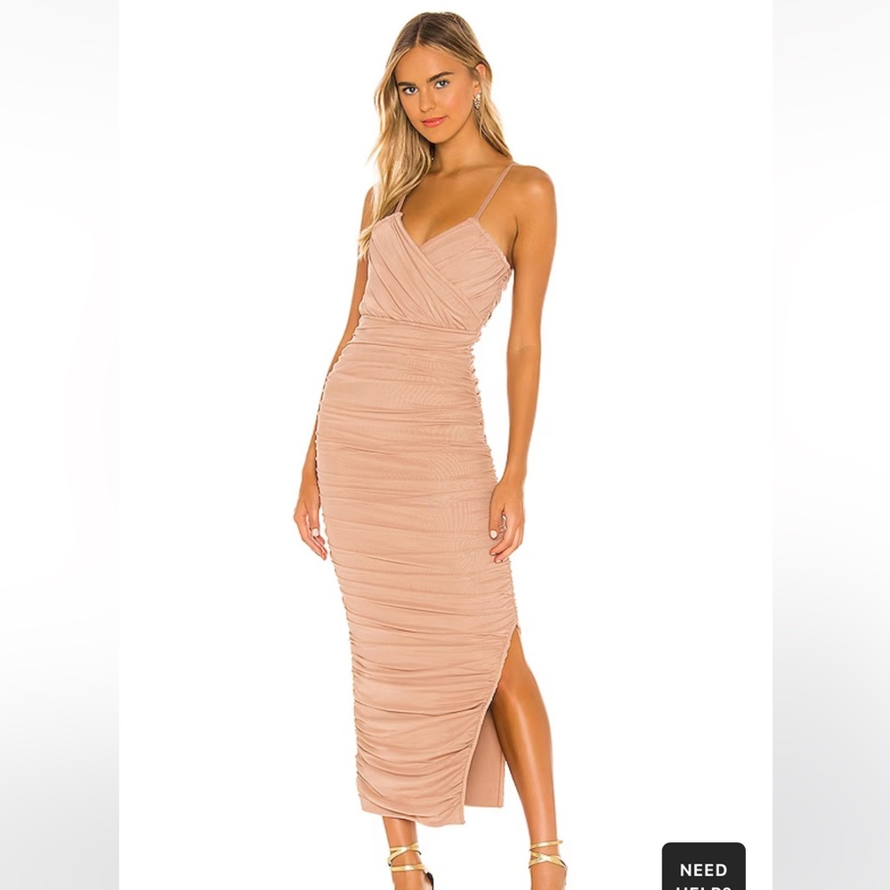 X REVOLVE Pippa Dress in Nude